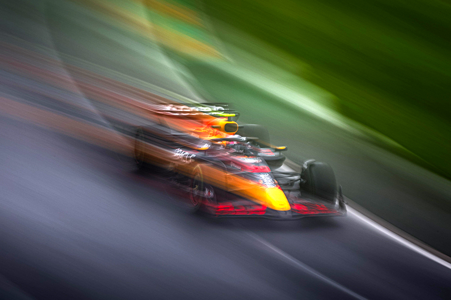 Red Bull Racing's Liam Lawson in action during the Australian Grand Prix 2025.